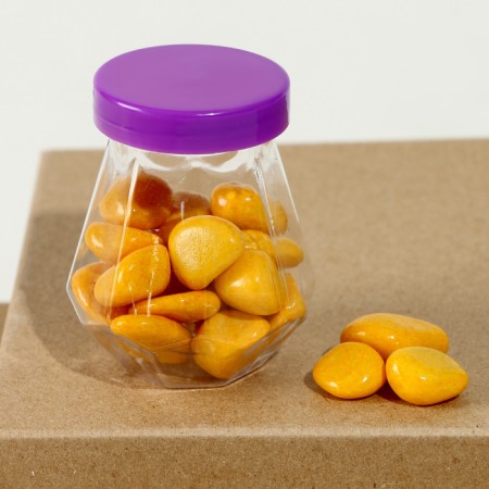 The basis for creativity and decor is a jar with a lid "City", size - 6 × 5 × 5 cm, color mix-3