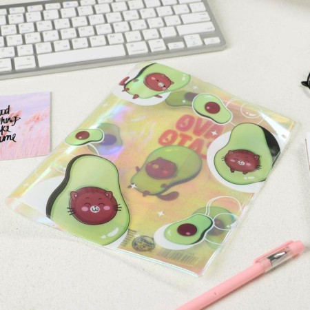 Avocato notebook holographic cover, 34.7 x 21.1 cm-5