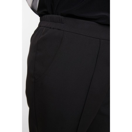 Female trousers, size 64, black color-6