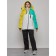 Ski suit female, size 44, yellow color