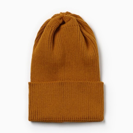 Children's hat, mustard color, size 48-52