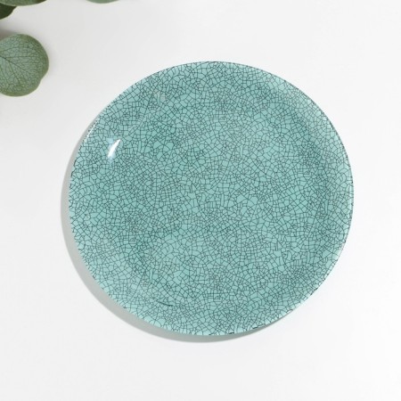 Dessert ICY TURQUOISE, glass, D = 20.5 cm