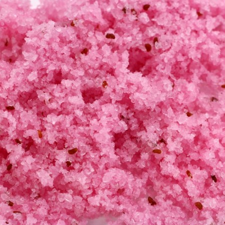 Body scrub, salt with raspberry extract, 250 g, mountain ash-4