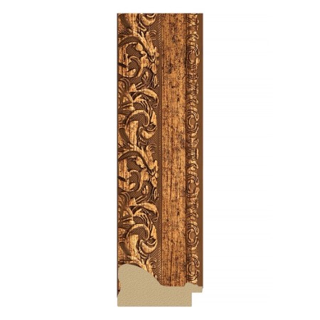 Mirror in the baguette frame, bronze vignette 85 mm, 65x85 cm-2