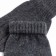 Ploves for children, dark gray color, size 17 (11-12 years)
