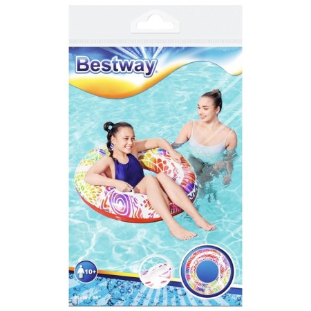 Circle for swimming "Summer", D = 91 cm, from 10 years, color mix, 36084 Bestway-4