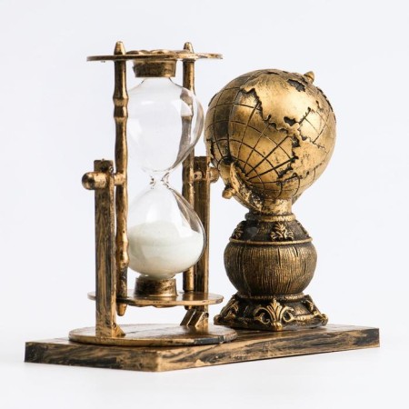 Sanding clock "Globe", souvenir, 15.5 x 7 x 12.5 cm-2