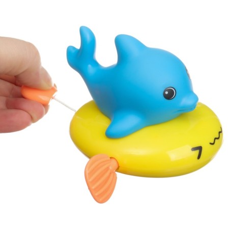 Clothing toy for a bathtub with a spray "Dolphin", Kroshka I-5