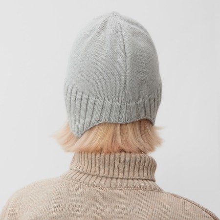 Women's hat minku, light gray color, rr 56-58-2