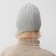 Women's hat minku, light gray color, rr 56-58