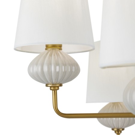 Suspended lamp Freya FR2029PL-06BS Ceramics, 680x680 mm, E14, 6x40W, brass color-2