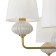 Suspended lamp Freya FR2029PL-06BS Ceramics, 680x680 mm, E14, 6x40W, brass color