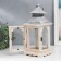 Climber tree "Lantern with a striped roof" aged set 2 pcs 31x14x14 52x20x20 cm
