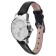Women's watch "cat", d-2.8 cm, black strap