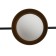 Schenon lamp 3xg9 with black and gold 86x16x25.5-125 cm