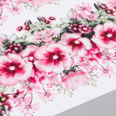 Stick plastic interior color "Flower tape" 40x60 cm-1