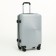 Middle suitcase 24 "On a zipper, code lock, 4 wheels, color gray color
