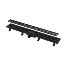 Водоотводящий желоб Alcadrain EKO AG101101650, с порогами для перфорированной решетки, 650 мм   1026