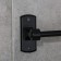 Set for the bathroom "Loft", 6 items, black color