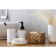 A set of wicker baskets for handmade storage LADOOM "Web", 4 pcs, beige color