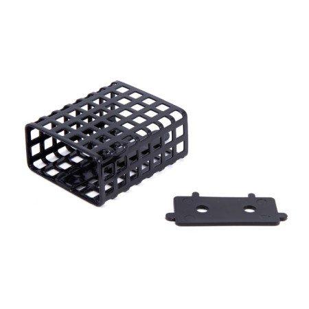Feeding feeder Yaman rectangular 20 g, metal, removable plastic bottom, packaging 10 pcs. 106948-4