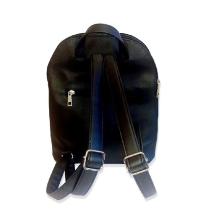 Backpack, lightning department, black color 27x12x30cm-2