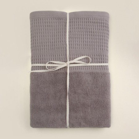 Trure -colored towel SL Home: Waffle "Soft Mist" 100x180 cm, 100% cotton, 490 g/m2-15