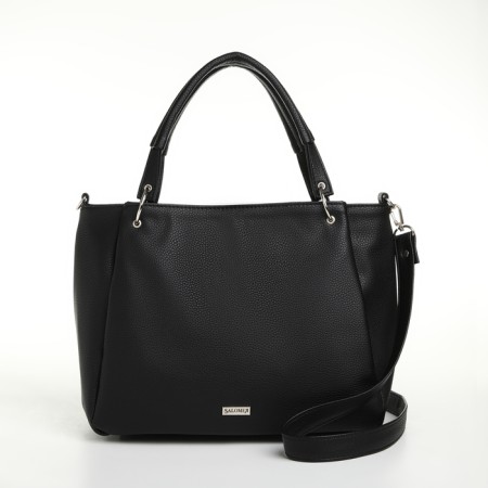 Women's bag with lightning, black color