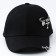 Women's cap with rings, black color, rr 56