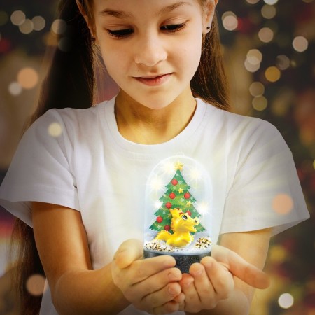 Set for creativity "New Year's nightlight, yellow dragon"-4