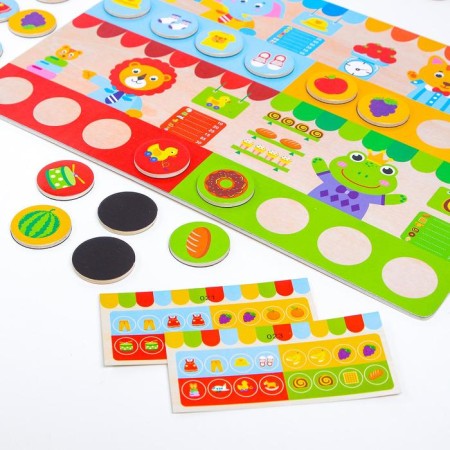 Children's developmental set "Animals" 30 × 22.5 × 0.4-1