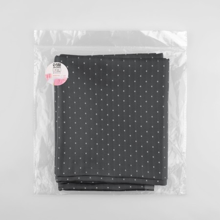 Lining fabric "peas", bilateral, 100 % viscose, 1 × 1.4 m, color gray color-7