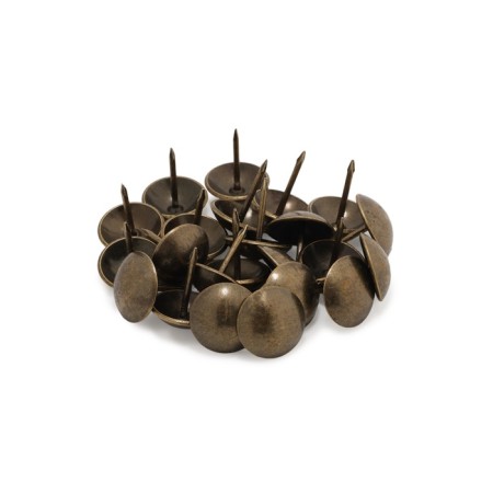Decorative nails, 19x22 mm, color of bronze, in packaging 50 pcs-7