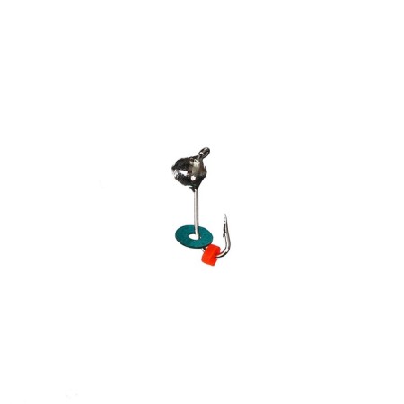 Mormyshka fraction (galvanic silver), weight 0.2 g, size 2.5