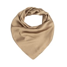 The scarf is plain, the color of the khaki, size 70x70