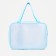 Cosmetic bag with lightning, blue color