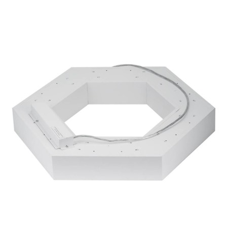 LED LED Geometria Hexagon 45W 4000K 2500LM IP40 60x60x8 White-4