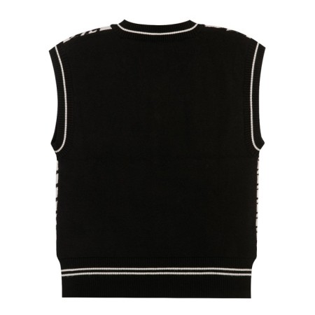Jacquard vest for a girl, height 128 cm-1