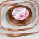 Satin tape, 10 mm × 23 ± 1 m, bronze color No. 117