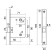 Latch magnetic gHILUR Art L7050-MS W, matte white color, without pens with a latch