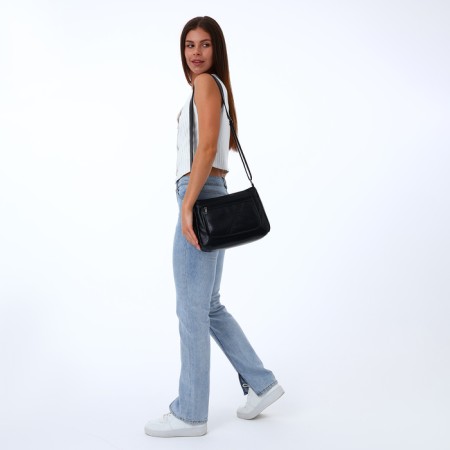 Women's bag with lightning, black color-7
