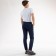 Sports pants for ISEE boys, height 128-134 cm, dark blue color