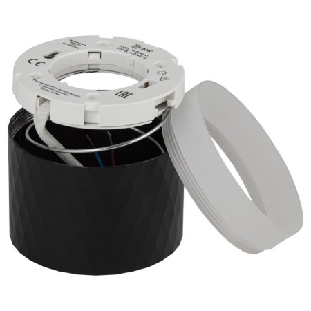 OL37 BK 1x15W lamp GX53 IP20 Black 8.2x8.2x7 cm-6