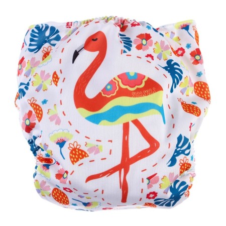 Reusable diapers "Flamingo"-4