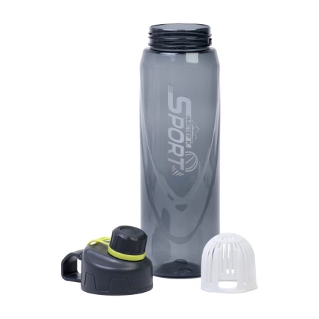Water bottle, 1 l, sport, black-1