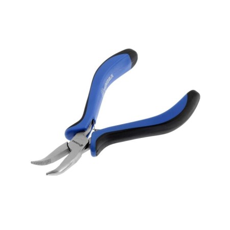 Long -bearing Mini curved tundra, nickelled, two -component handles, 125 mm