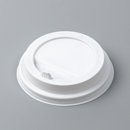 Disposable cover for a glass "white" with a valve, 90 mm