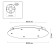 Ceiling base Odeon Light. Base, 25x350 mm, white matte color