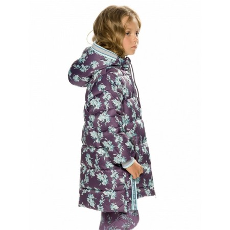 Coat for girls, height 98 cm, purple color-1