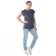Female T -shirt, size 44, gray color